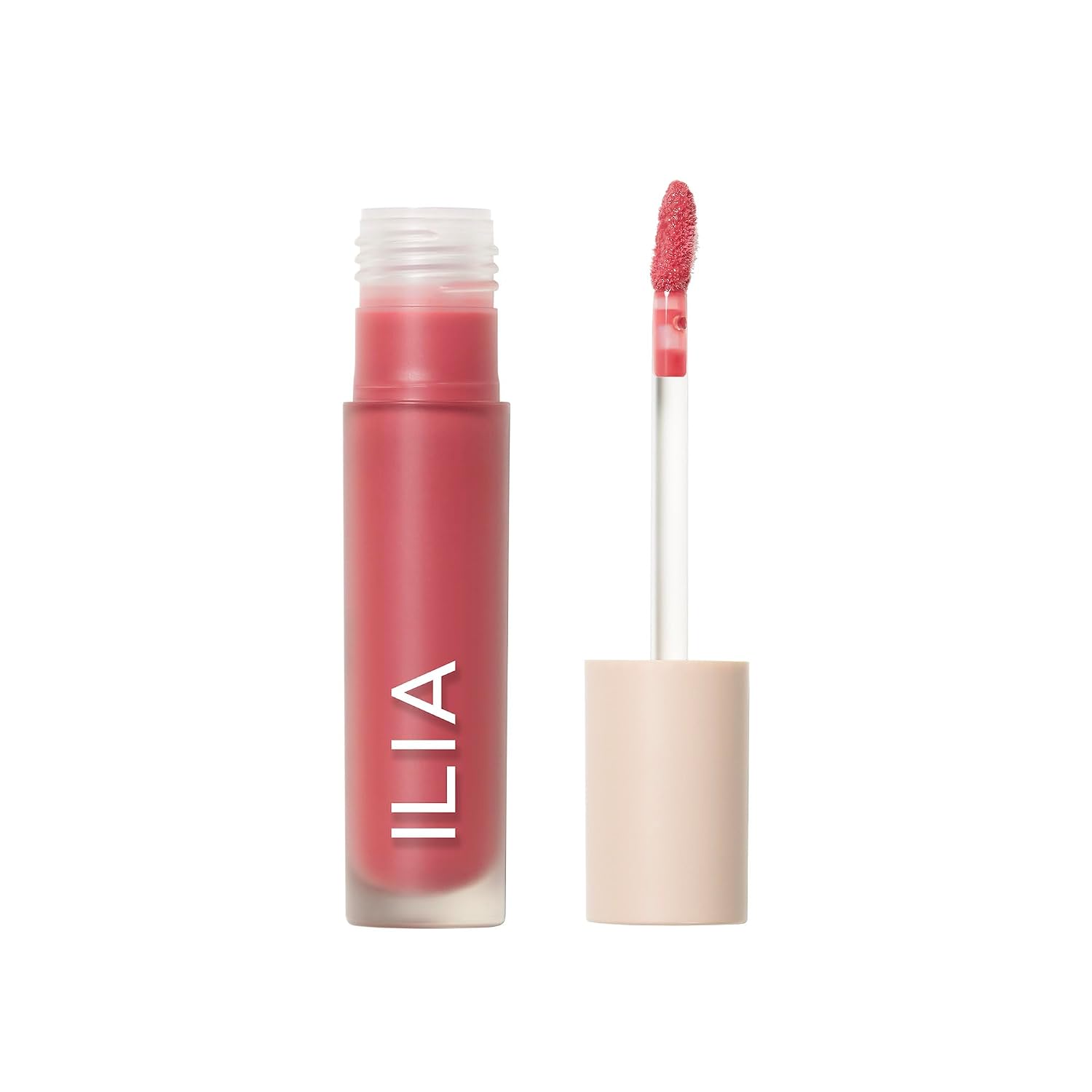 ILIA - Overglaze Hydrating Lip Gloss | Hydrate, Plump, Smooth | Long Lasting, Bleed & Feather-Resistant, High Shine | 24-HR Hydration, Clean, Cruelty-Free & Vegan (Slip) Slip | Rose Pink