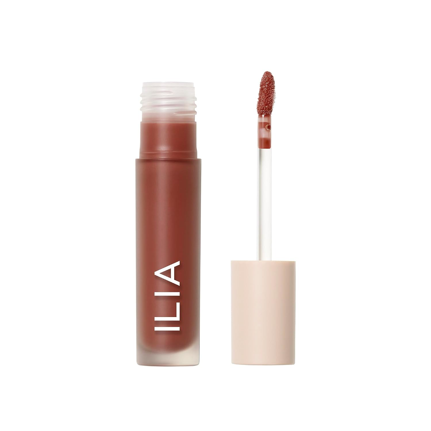 ILIA - Overglaze Hydrating Lip Gloss | Hydrate, Plump, Smooth | Long Lasting, Bleed & Feather-Resistant, High Shine | 24-HR Hydration, Clean, Cruelty-Free & Vegan (Clay) Clay | Warm Brown