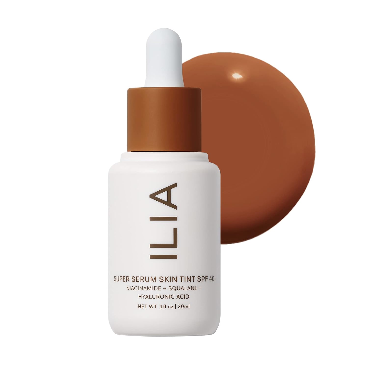 ILIA - Super Serum Skin Tint SPF 40 (Jardin ST16.5, 1 fl oz | 30 ml) ST16.5 Jardin | Very deep with warm undertones