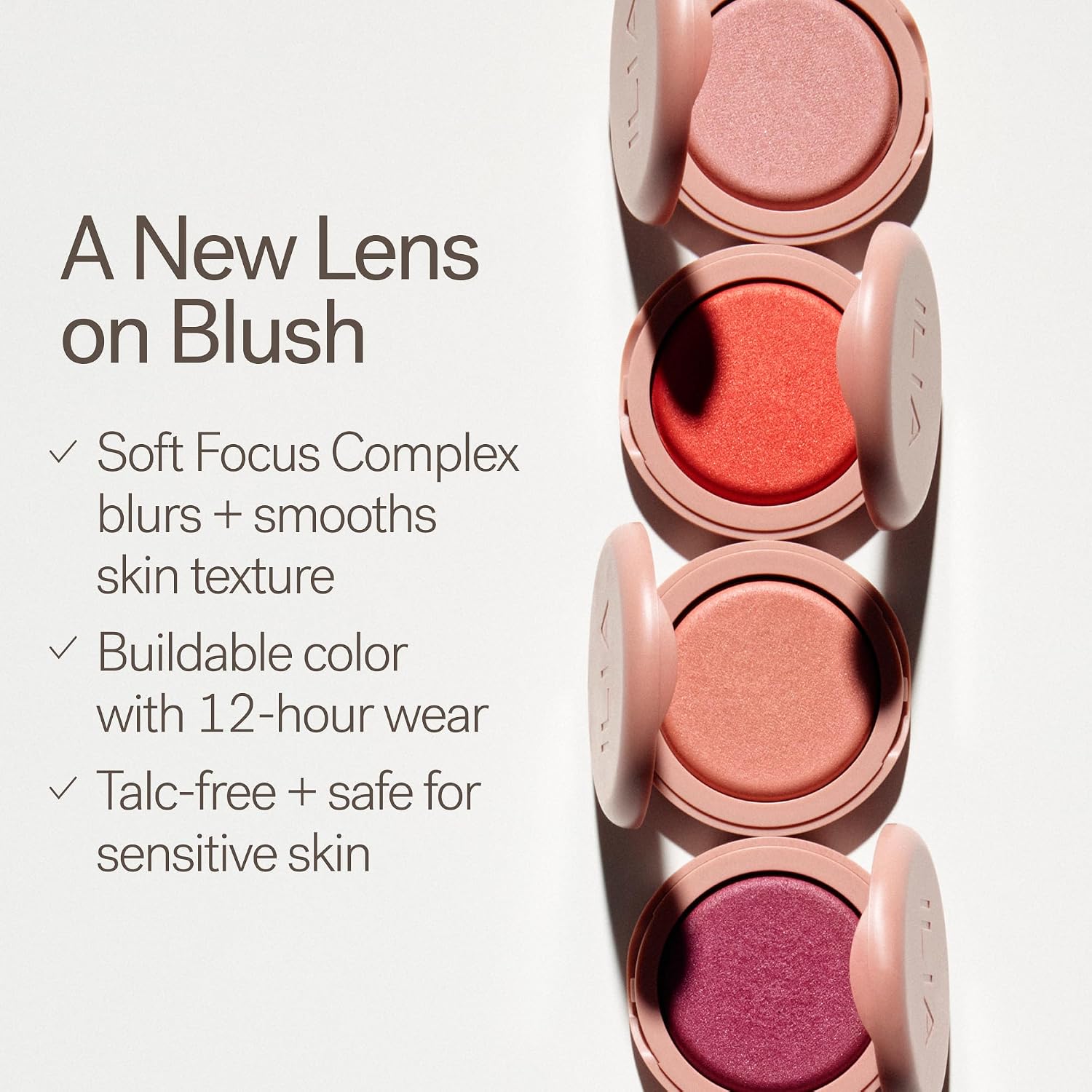 ILIA - Soft Focus Blurring Blush (Breathless) Breathless - Neutral Pink