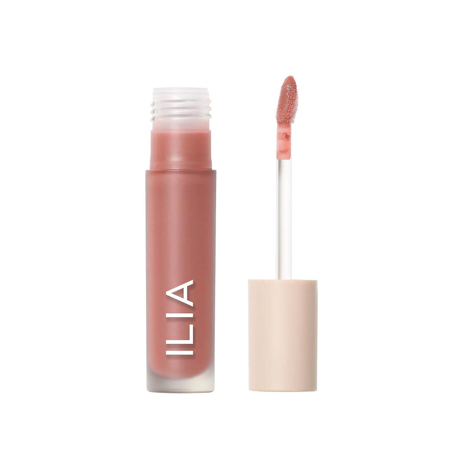ILIA - Overglaze Hydrating Lip Gloss | Hydrate, Plump, Smooth | Long Lasting, Bleed & Feather-Resistant, High Shine | 24-HR Hydration, Clean, Cruelty-Free & Vegan (Crystalline) Crystalline | Beige Pink