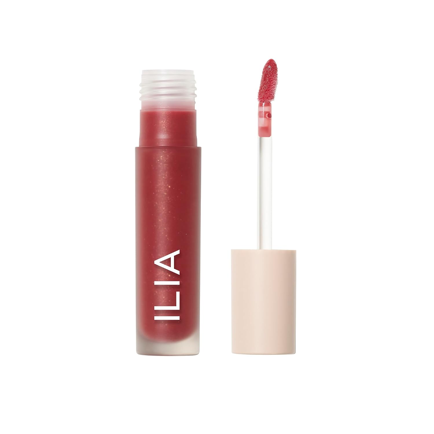 ILIA - Overglaze Hydrating Lip Gloss | Hydrate, Plump, Smooth | Long Lasting, Bleed & Feather-Resistant, High Shine | 24-HR Hydration, Clean, Cruelty-Free & Vegan (Vessel) Vessel | Warm Berry Pearl