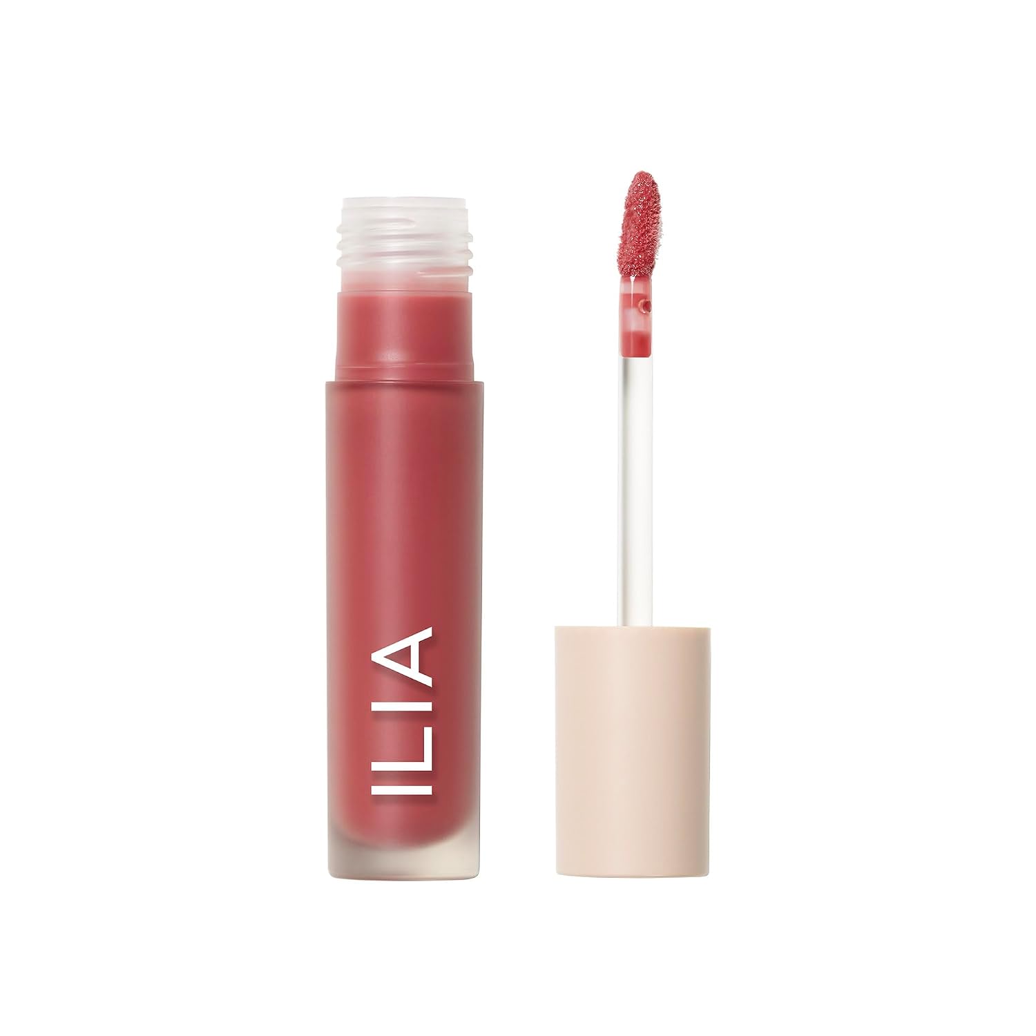 ILIA - Overglaze Hydrating Lip Gloss | Hydrate, Plump, Smooth | Long Lasting, Bleed & Feather-Resistant, High Shine | 24-HR Hydration, Clean, Cruelty-Free & Vegan (Enamel) Enamel | Mauve Pink